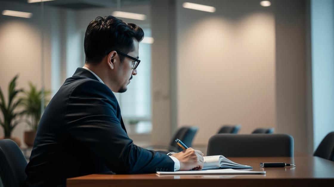 Trabalhador consultando advogado sobre FGTS, buscando esclarecer direitos e processos.